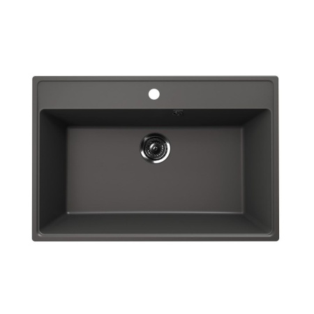 Кухонная мойка Ulgran Quartz Forte 760-09, мокрый асфальт