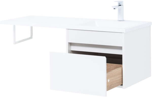 Тумба под раковину Aquanet Токио 48 белый (подвесная, 1 ящик)