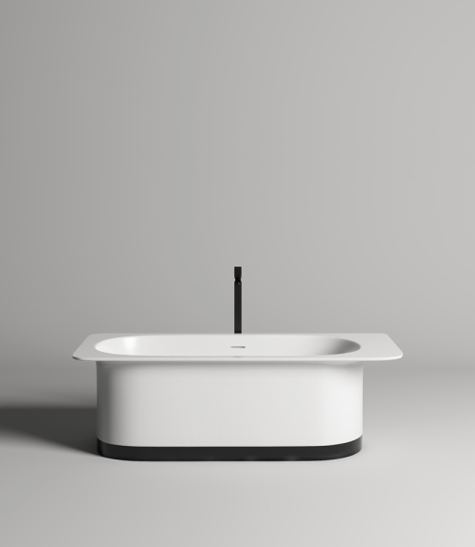 Ванна отдельностоящая Salini NINFEA 180x82, S-Stone, матовый белый 102721M