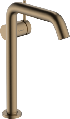 Смеситель для раковины Hansgrohe Tecturis S CoolStart EcoSmart 73370140 шлифованная бронза 73370140