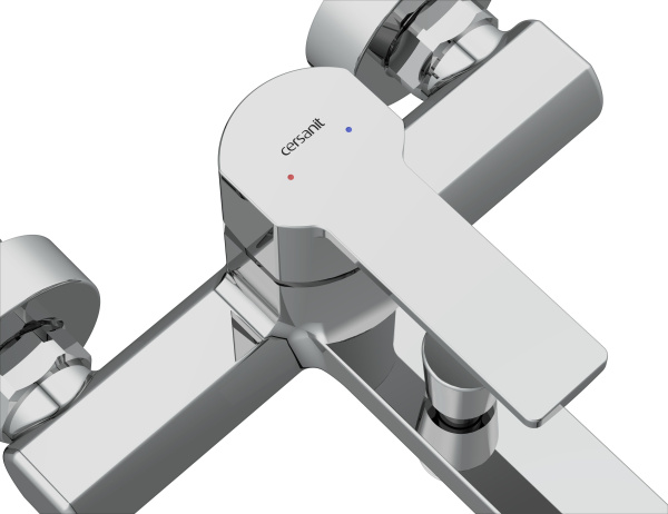 Смеситель для ванны Cersanit SMART однорычажный, 63048