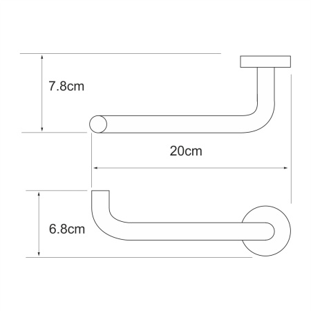 Держатель туалетной бумаги WasserKRAFT K-6296O