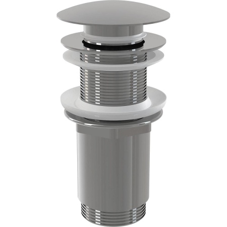 Водослив для умывальника Alcaplast click/clack 5/4", с большой заглушкой для умывальников,A395