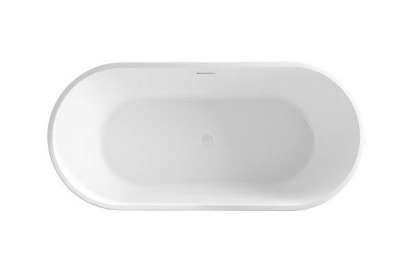 Ванна акриловая Vincea VBT-4291-1700, 1700*800*580, цвет белый, щелевой перелив