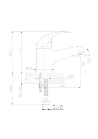 Смеситель для раковины Haiba HB1015