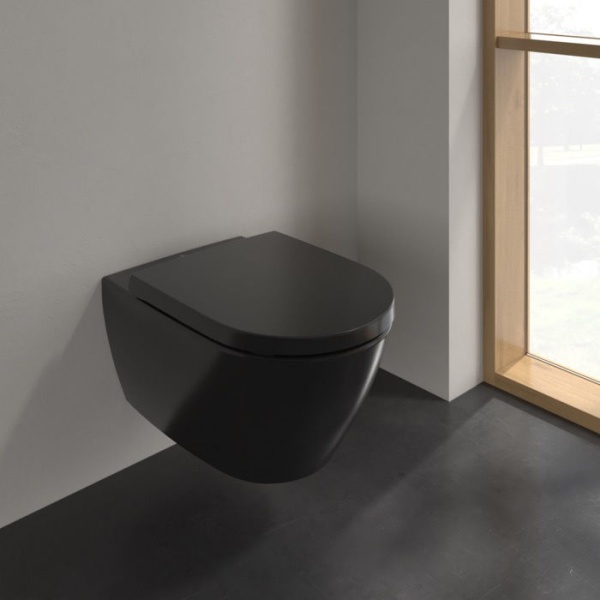 Унитаз Villeroy & Boch Subway 2.0, подвесной, открытый смыв, DirectFlush, 5614R0R7