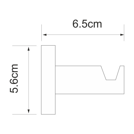 Крючок WasserKRAFT Isen K-4023