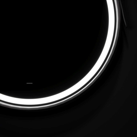 Зеркало Vincea VLM-2N600+ D610 с подсветкой на кожаном ремне, датчик на движение, цвет черный