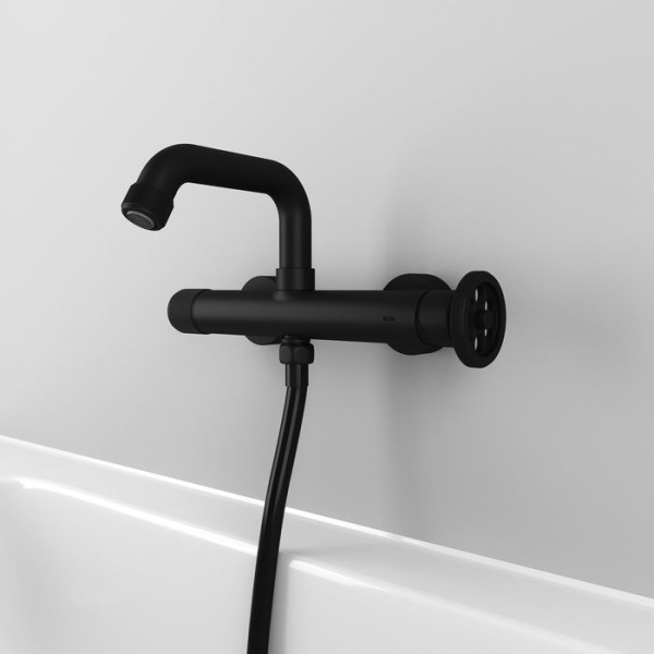 Смеситель для ванны черный IDDIS Grange GRABLR2i02WA
