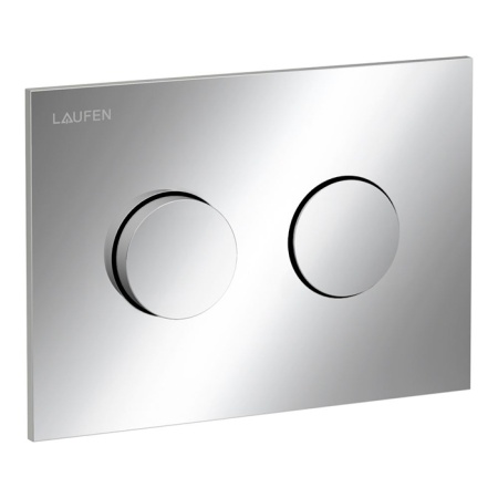 Laufen INEO GROOVE Клавиша смыва, цвет: хром глянцевый 9.0011.7.004.000.1
