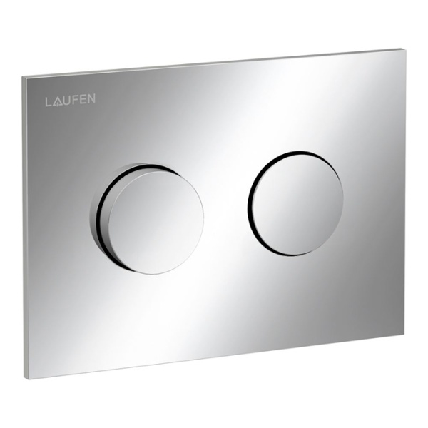 Laufen INEO GROOVE Клавиша смыва, цвет: хром глянцевый 9.0011.7.004.000.1