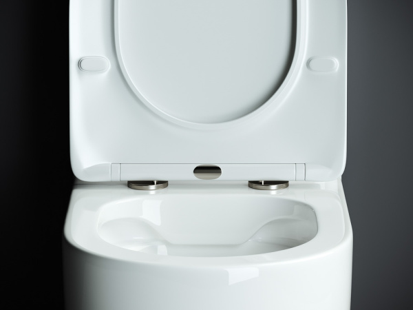 Напольный пристенный унитаз Ceramicanova Mia Rimless, Белый, CN1801