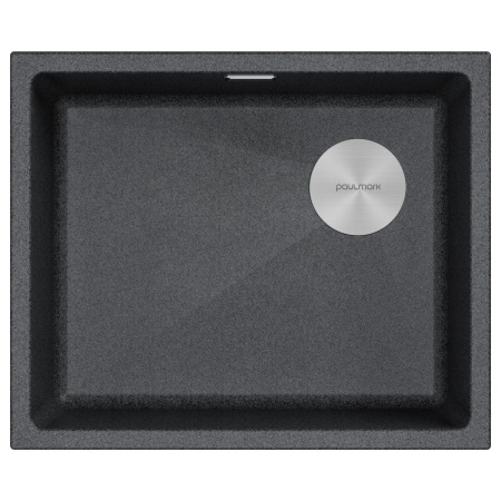 Мойка LUMI 55UNI-SKEW, IT-GRANIT, LU55SK-DG, графит, 555х440, Paulmark