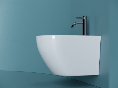 Подвесное биде Ceramicanova Uno, белый, CN11002