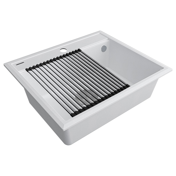 Мойка STEPIA 60, IT-GRANIT, PM115951-WH , белый, 590х510, Paulmark