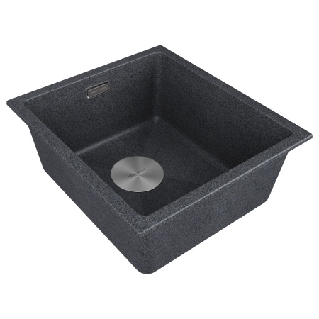 Мойка LUMI 41UNI, IT-GRANIT, LU41-DG, графит, 410х460, Paulmark