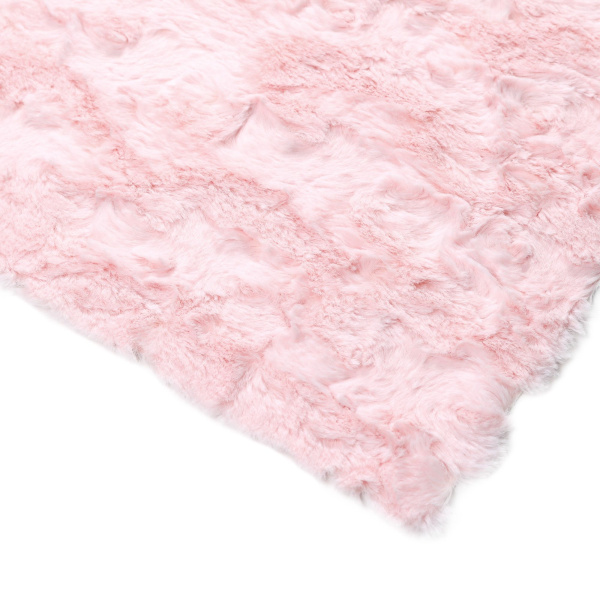 Коврик для ванной 1-ый Fixsen DELUX, FX-9040B розовый, 70х120 см