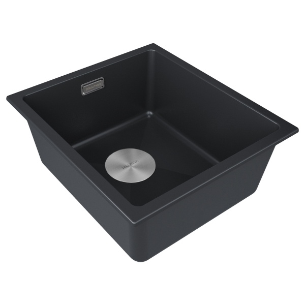 Мойка LUMI 41UNI, IT-GRANIT, LU41-AN, антрацит, 410х460, Paulmark