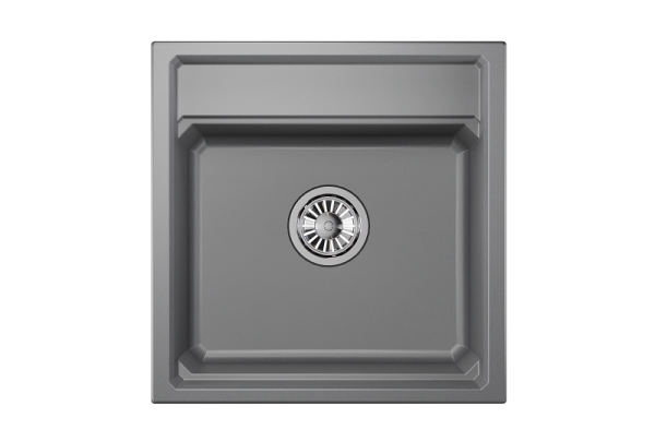 Мойка для кухни Granula Kitchen Space 5002 алюминиум, 50х51 см, квадратная