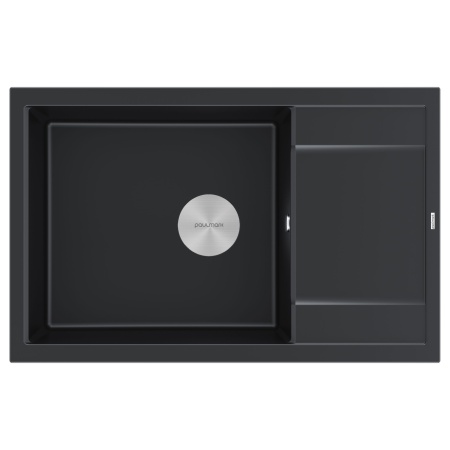 Мойка FLUGEN 60, IT-GRANIT, PM317850-BLM, черный, 780х500 мм, Paulmark