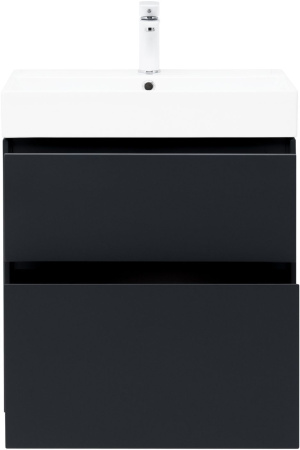 Тумба под раковину Aquanet Бруклин 60 антрацит матовый