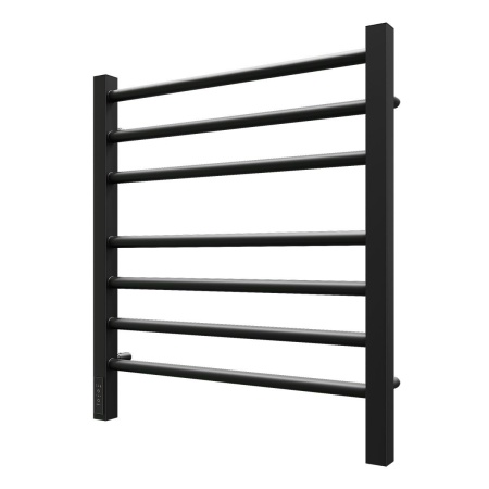 Полотенцесушитель электрический Point PN70756B П7 500x600, диммер слева, черный