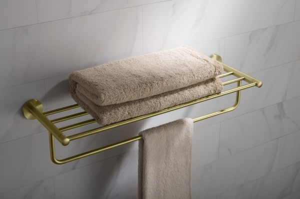 Полка для полотенец Timo Saona 13058/17, матовое золото