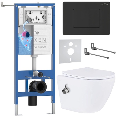 Комплект 6 в 1 RoxenBath StounFix Dual Fresh 868517 (состоит из: 710200, Steel 420280BM, 530185-01X)