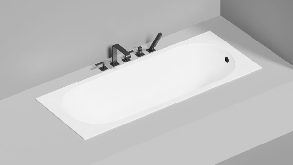 Ванна встраиваемая Salini ORNELLA 160x70 покраска по RAL полностью, S-Stone, матовый 102326MF
