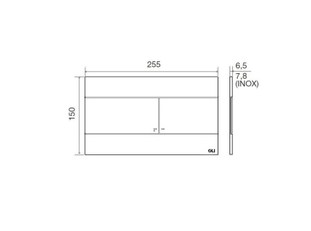 Инсталляция OLI 120 механическая + Панель слива SLIM хром глянец, OLI 100409mSl00