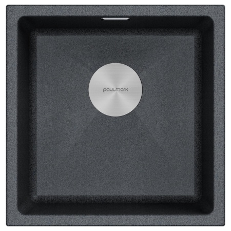 Мойка LUMI 45UNI, IT-GRANIT, LU45-DG, графит, 455х460, подст. мон. Paulmark
