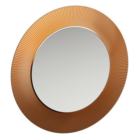 Laufen Kartell Зеркало круглое d=78см, настенное, без подсветки, цвет: янтарь 3.8633.1.081.000.1