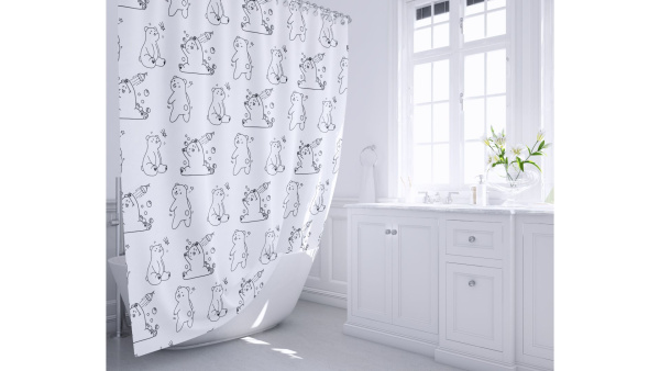 Шторка для ванной Fixsen Teddy Wash FX-1505