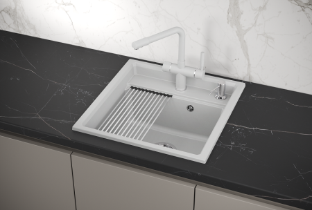 Мойка для кухни Granula Kitchen Space 5002 арктик, 50х51 см, квадратная