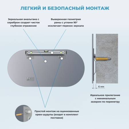 Зеркало Wellsee 7 Rays' Spectrum 172201480