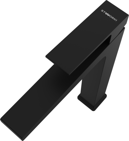 Смеситель для раковины STWORKI Нюборг S37020BK матовый черный