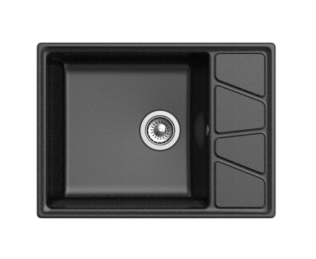 Кухонная мойка GranFest VERTEX V-680L черный
