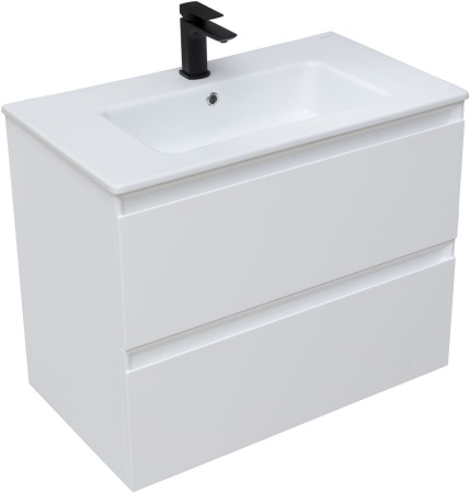 Тумба с раковиной Allen Brau Eclipse 80 1.E1002.WM белый матовый