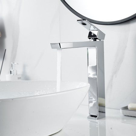 Смеситель для раковины высокий Rose R18 R1811-1, хром