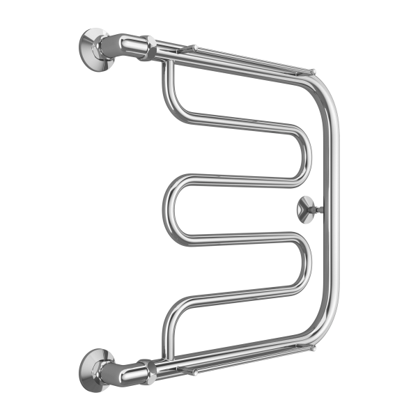 Полотенцесушитель водяной TERMINUS Фокстрот 1" БШ 500х500 без американок в комплекте