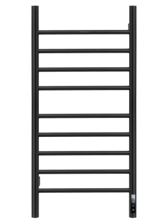 Полотенцесушитель электрический WONZON & WOGHAND, Черный матовый (WW-AL409-MB)