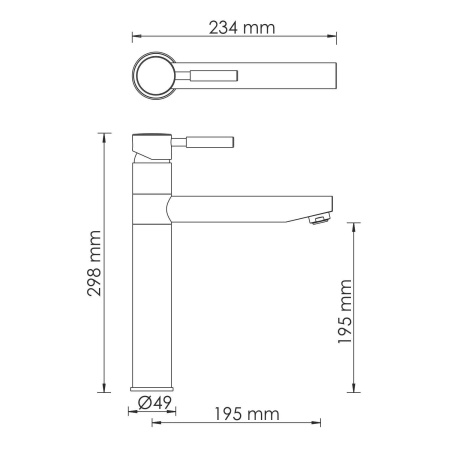Смеситель для кухонной мойки WasserKRAFT A8137