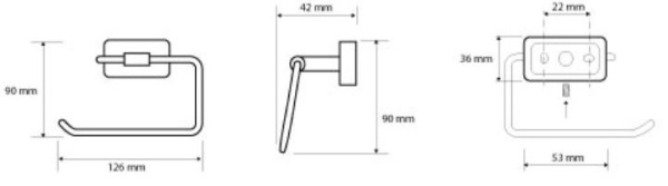 Держатель туалетной бумаги Bemeta Niki 153112022