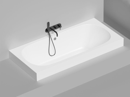 Ванна встраиваемая Salini ORNELLA AXIS 190x90 покраска по RAL полностью, S-Stone, матовый 103422MF