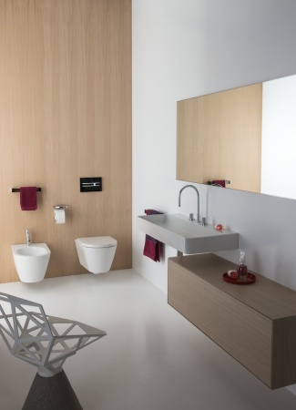 Биде Kartell by laufen 37х54,5 см, с покрытием lcc, подвесное, без крышки 8.3033.1.400.302.1