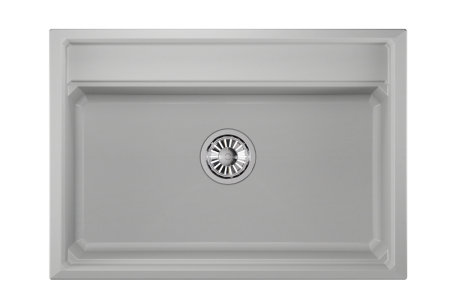 Мойка для кухни Granula Kitchen Space 7301 арктик, 73х51 см, прямоугольная