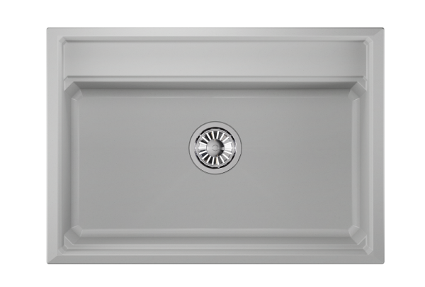 Мойка для кухни Granula Kitchen Space 7301 арктик, 73х51 см, прямоугольная