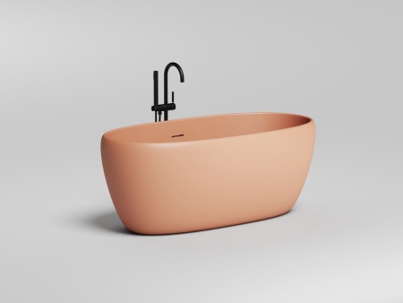 Ванна отдельностоящая Salini LUCE 150x75 покраска по RAL полностью, S-Stone, матовый 100122MF