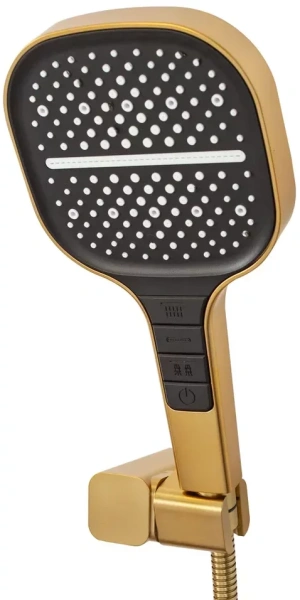 Смеситель для ванны с ручным душем Hansberge H4070 Золото матовый