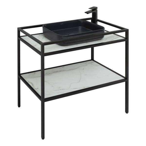 Консоль под раковину Allen Brau Liberty 90 1.33004.BB черный браш